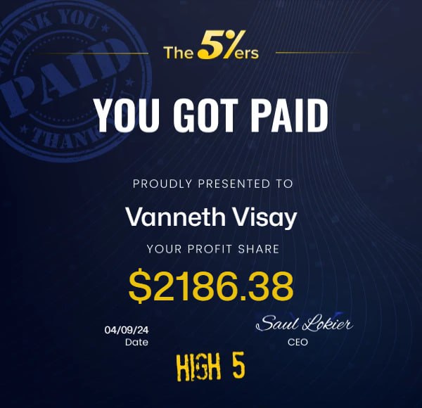 The 5%ers payout